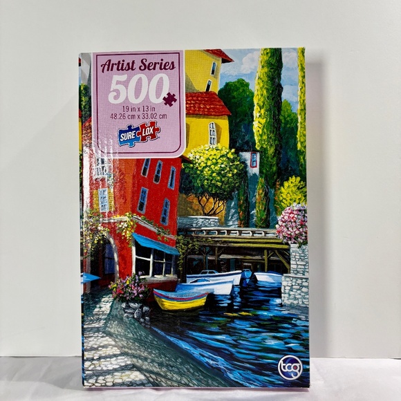 🧩 TCG Sure Lox Artist Series Lakeside Retreat 500-Piece Puzzle | New & Sealed - Picture 1 of 2